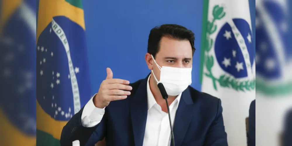 Governador do Paraná, Carlos Massa Ratinho Junior (PSD).