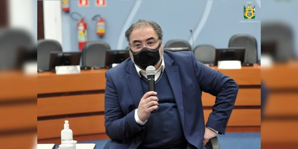 Ex-secretário de Administração de Ponta Grossa, Ricardo Luiz Torquato Linhares.