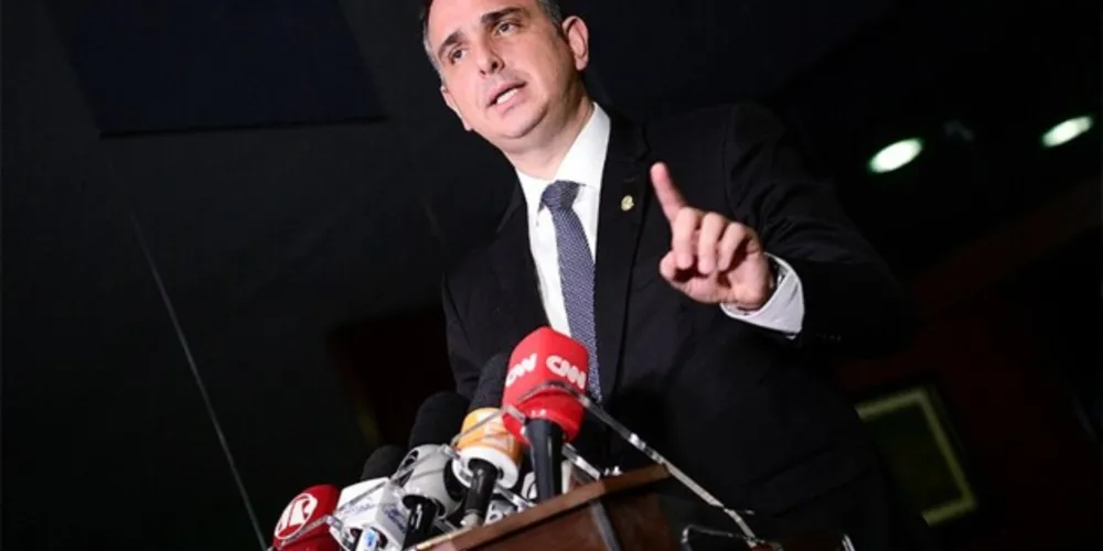 Presidente do Senado Federal, senador Rodrigo Pacheco (DEM).