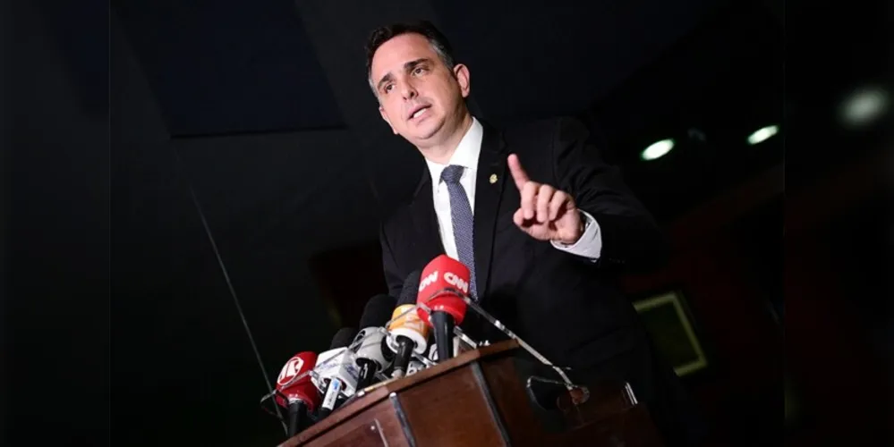 Presidente do Senado Federal, senador Rodrigo Pacheco (DEM).