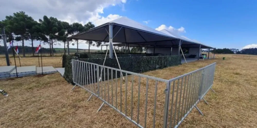 Estrutura para receber o Alto-Comando do Exército