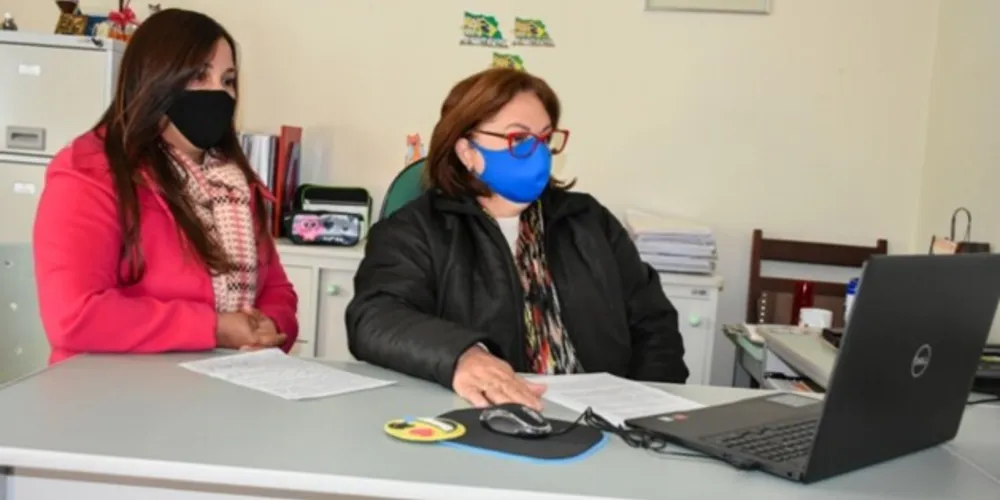 Prefeita Alcione Lemos elogiou o trabalho desenvolvido pelas equipes durante a pandemia