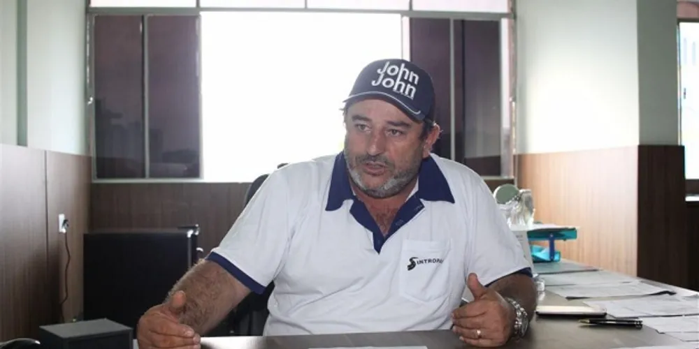 Presidente do sindicato, Luizão.