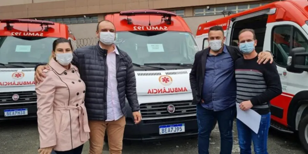 Ambulância e respirador foram repassados ao município nesta semana