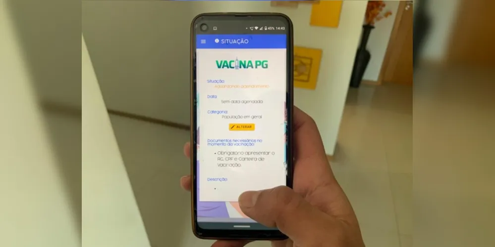 Pessoas de 18 a 35 anos precisam se cadastrar no aplicativo.