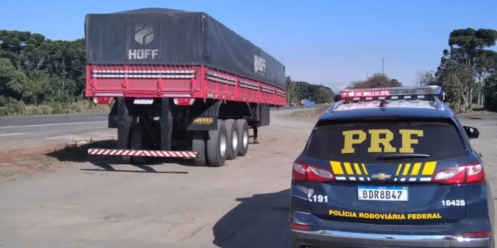 Semi Reboque foi localizado em Imbituva