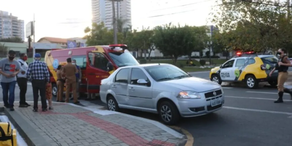 Acidente ocorreu na tarde deste sábado em Ponta Grossa