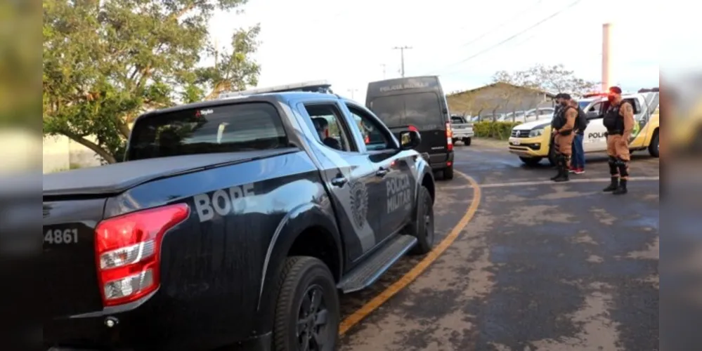 BOPE chegou há pouco na PEPG