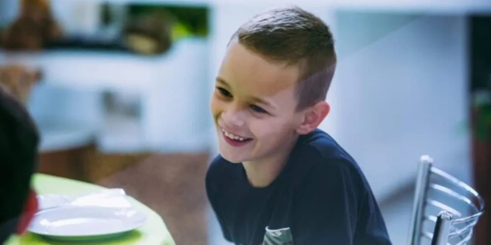 João Pedro de 9 anos gabaritou as provas de Português e de Matemática na Avaliação da SME