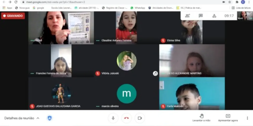 Meet contribuiu na aula sobre a temática ambiental 
