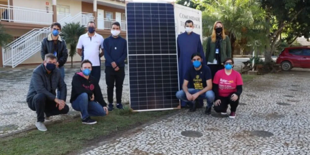 Rotaract Club de Ponta Grossa Sabará entrega Projeto na Comunidade Terapêutica Padre Wilton