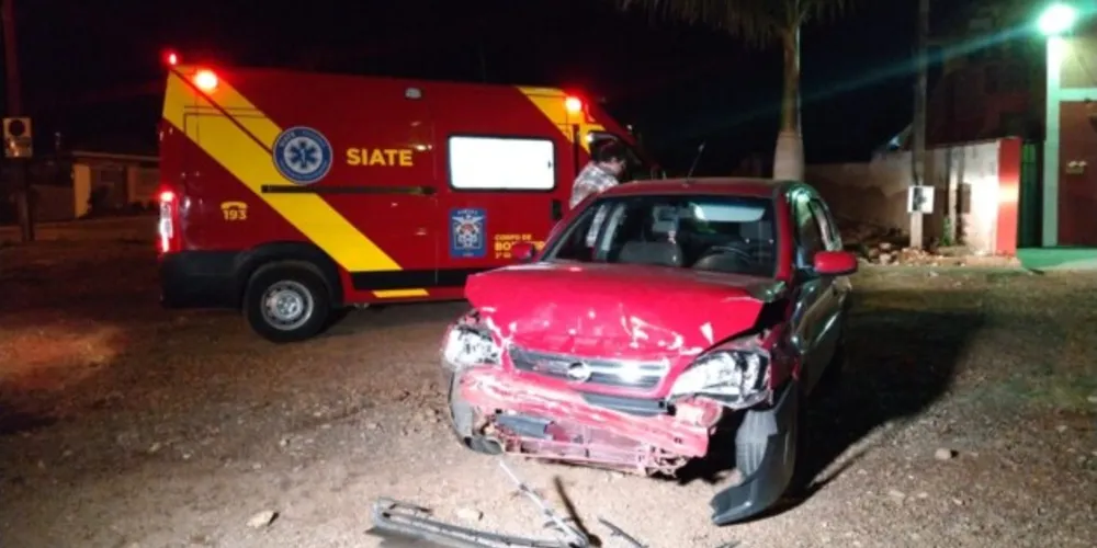 Acidente envolveu um Hyundai HB20 e um Chevrolet Corsa