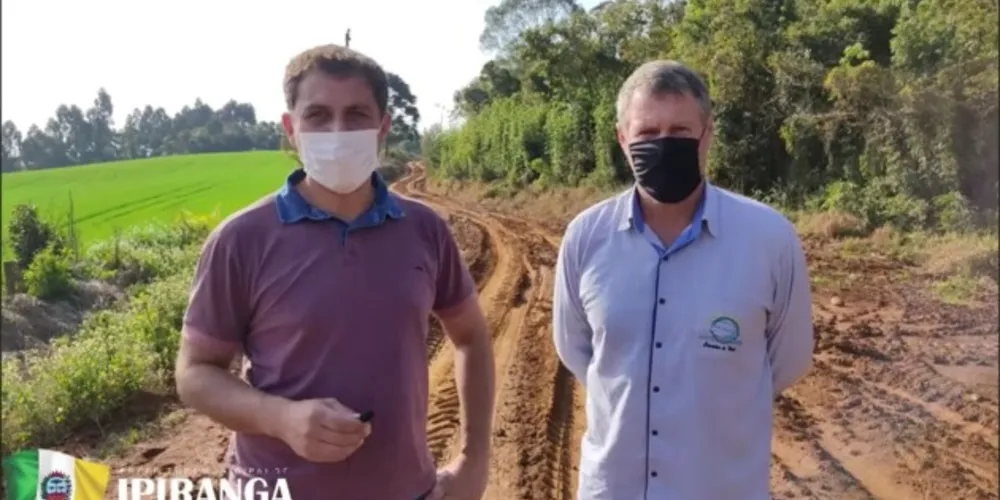 Prefeito Douglas realizou uma vistoria nas obras nesta terça-feira (17)