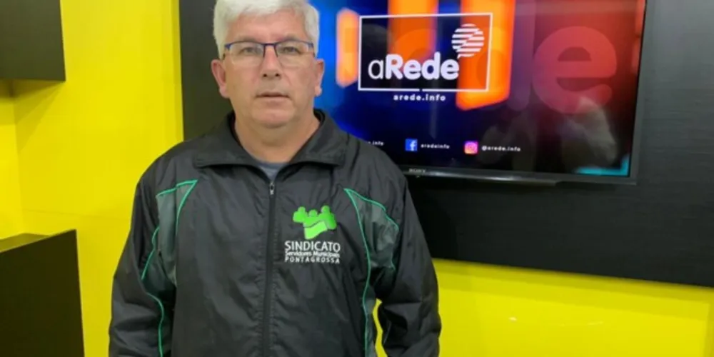Presidente do SindServ, Roberto Ferensovicz.