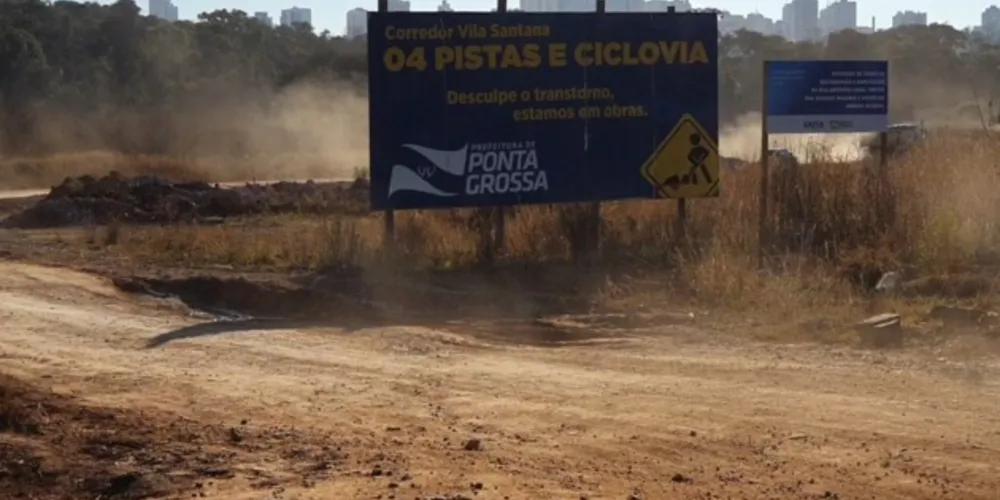 Imagem ilustrativa da imagem Obras paradas no ‘Corredor Santana’ irritam moradores
