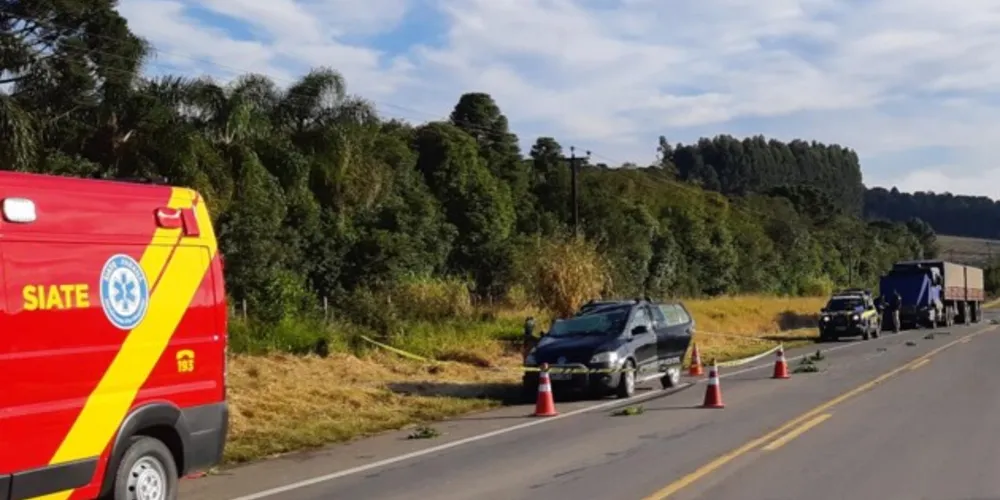 Batida aconteceu na BR-153, na manhã desta terça-feira