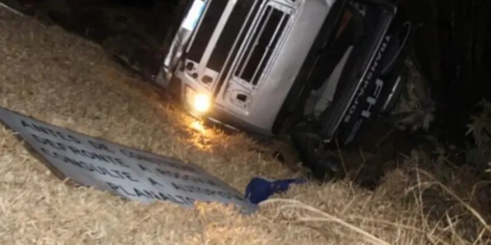 A Polícia Rodoviária Federal (PRF) atendeu a ocorrência