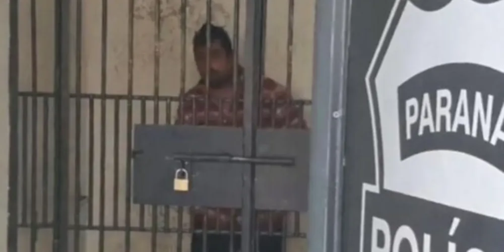 Ricardo Retzlaff Hey, de 38 anos, acusado de ter  matado os pais, em Ponta Grossa