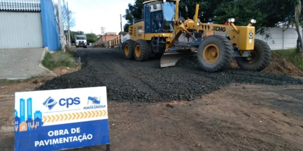CPS inicia pavimentação asfáltica  na Vila Lina