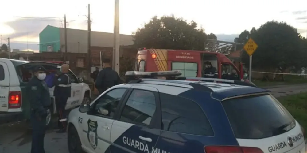 Local onde o casal foi encontrado morto no Cajuru