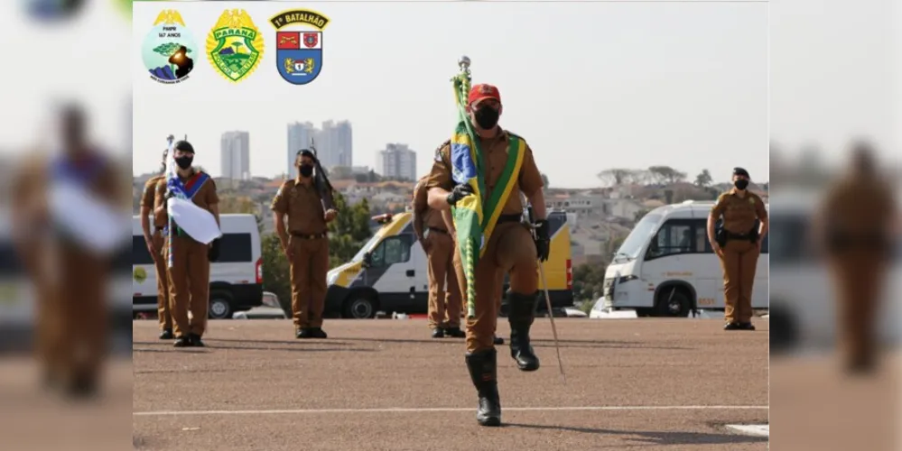 Durante o evento, foram condecorados Policiais e Bombeiros Militares