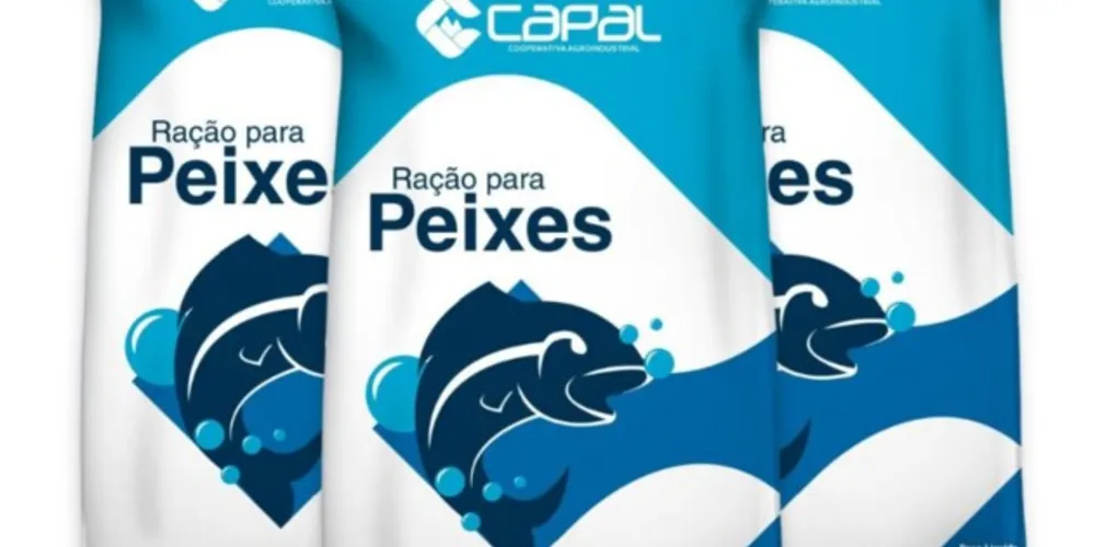 A Ração para Peixes Capal é ofertada em três variações