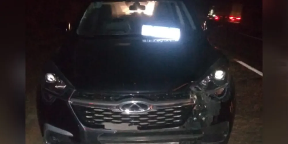 Ocorrência foi atendida pela Polícia Rodoviária Estadual na noite desta segunda-feira
