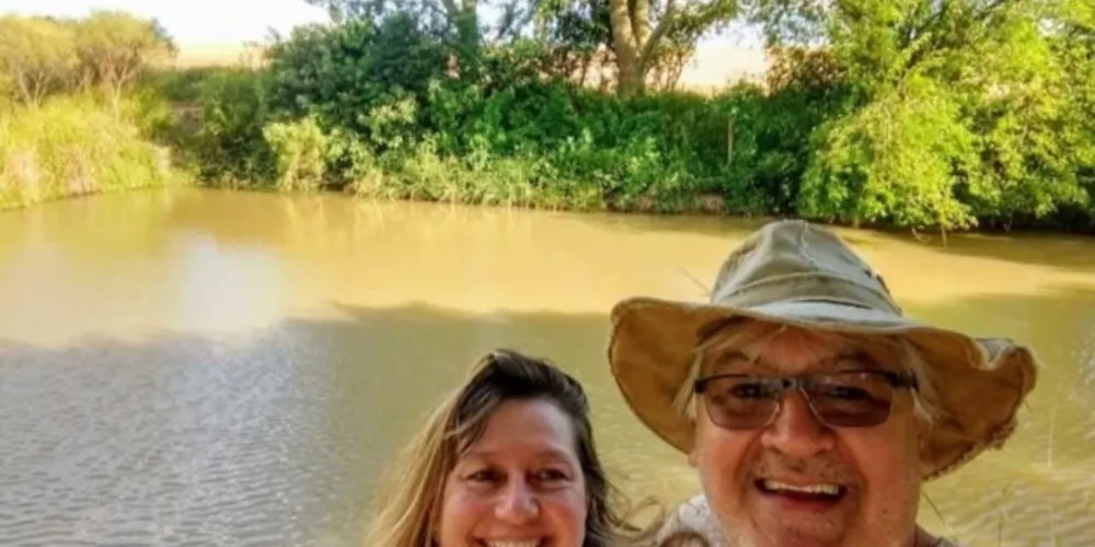 Rivadavia morreu no domingo e será enterrado nesta tarde; Luciane acabou de falecer