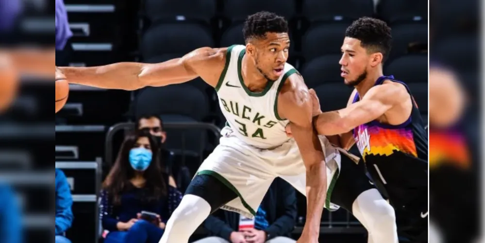 Antetokounmpo cresce e Booker deixa a desejar. Quais serão os próximos desfechos da série? Quarto jogo acontece hoje (14), às 22h