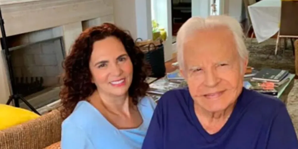 Cid Moreira e Fátima Sampaio
