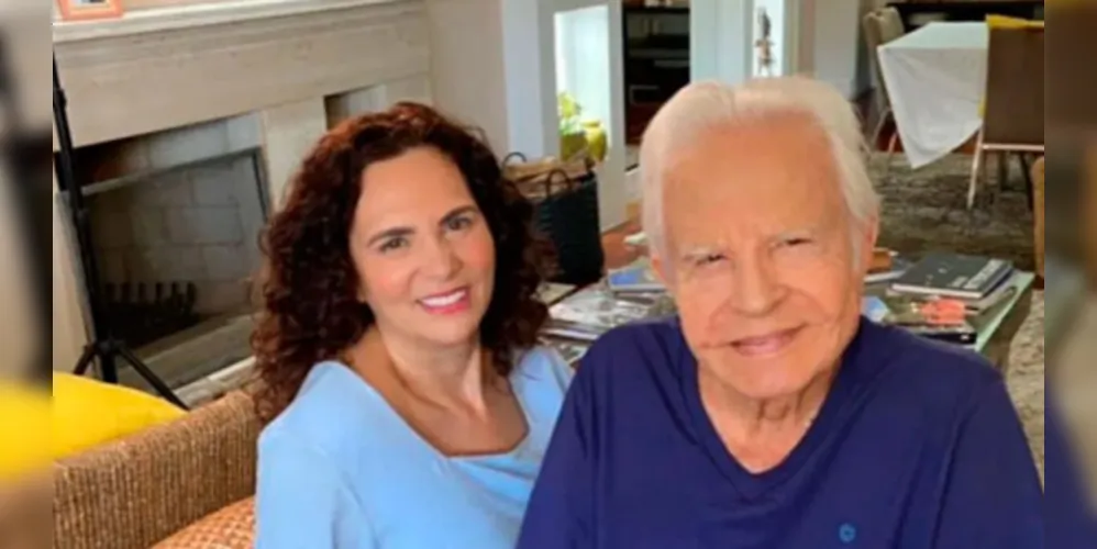 Cid Moreira e Fátima Sampaio