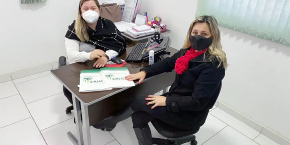 Secretaria de saúde de Carambeí analisa cenário em reunião com a diretoria do CimSaúde