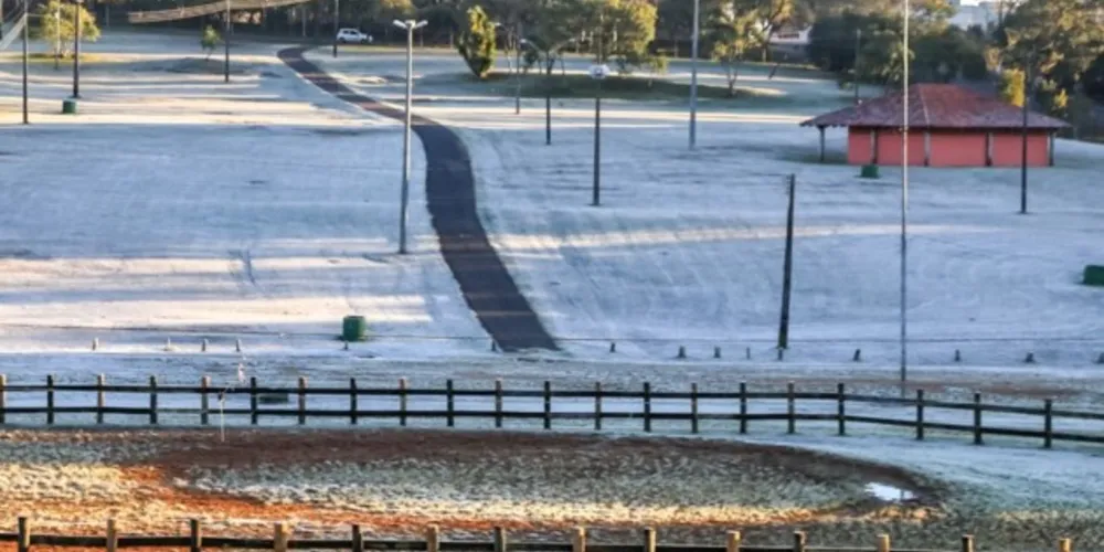 Em 16 cidades, as temperaturas foram negativas, chegando à mínima de -7,8ºC