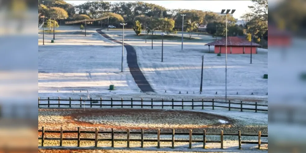 Em 16 cidades, as temperaturas foram negativas, chegando à mínima de -7,8ºC
