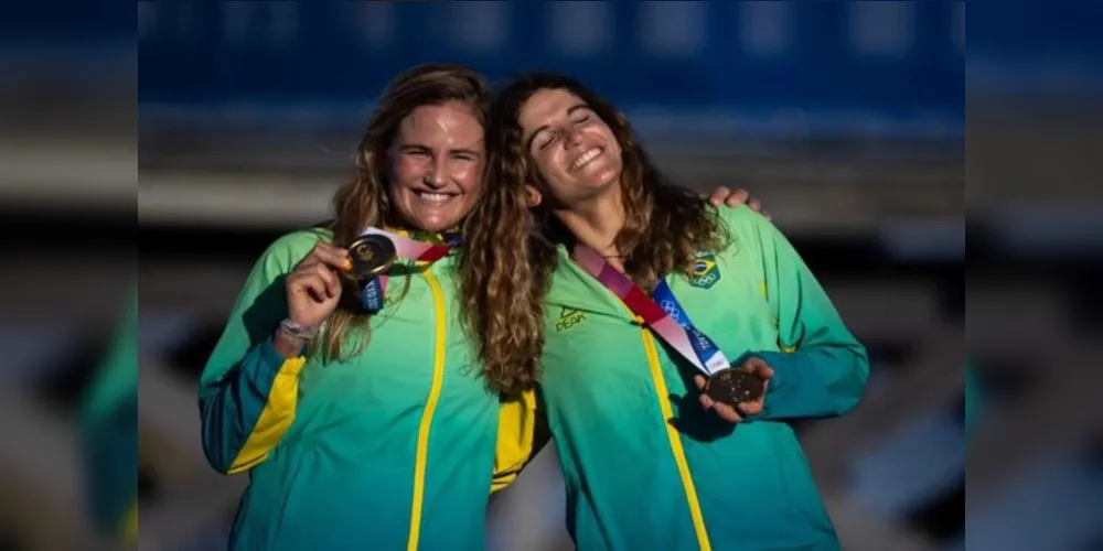 Dupla conquistou o bicampeonato olímpico da classe 49er FX
