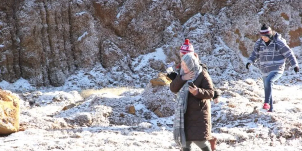 São Joaquim (SC) é conhecida no país por registrar neve