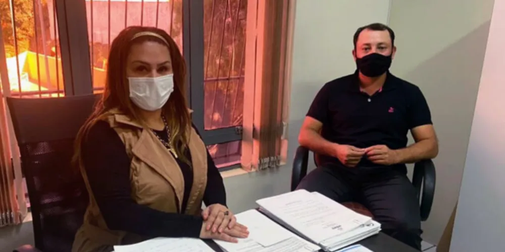 Dayane Sovinski (Republicamos) esteve reunida com o presidente da câmara municipal nesta semana