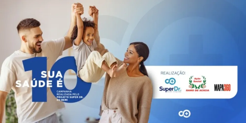 Para concorrer ao plano de benefícios em saúde é obrigatório seguir a página no Instagram do Super Dr