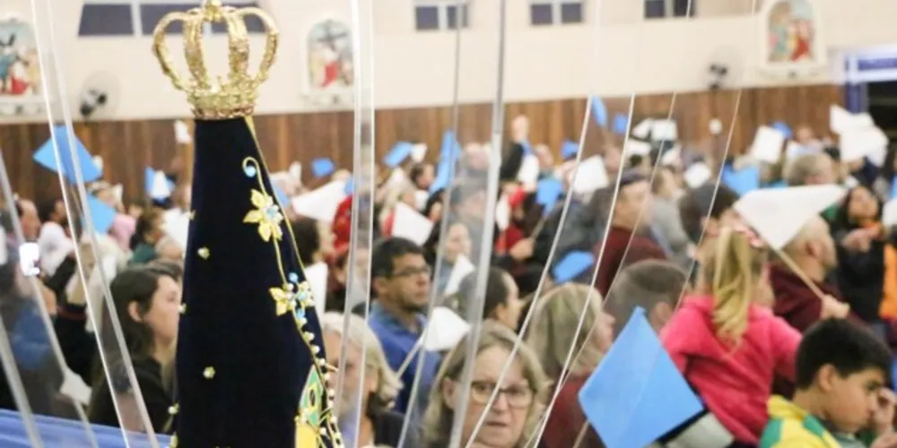 A imagem peregrina retorna a Ponta Grossa, depois da ausência ano passado