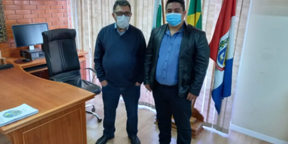 Vereador Anderson Antunes (DEM), conhecido como 'Japão', esteve em reunião com o prefeito nesta semana