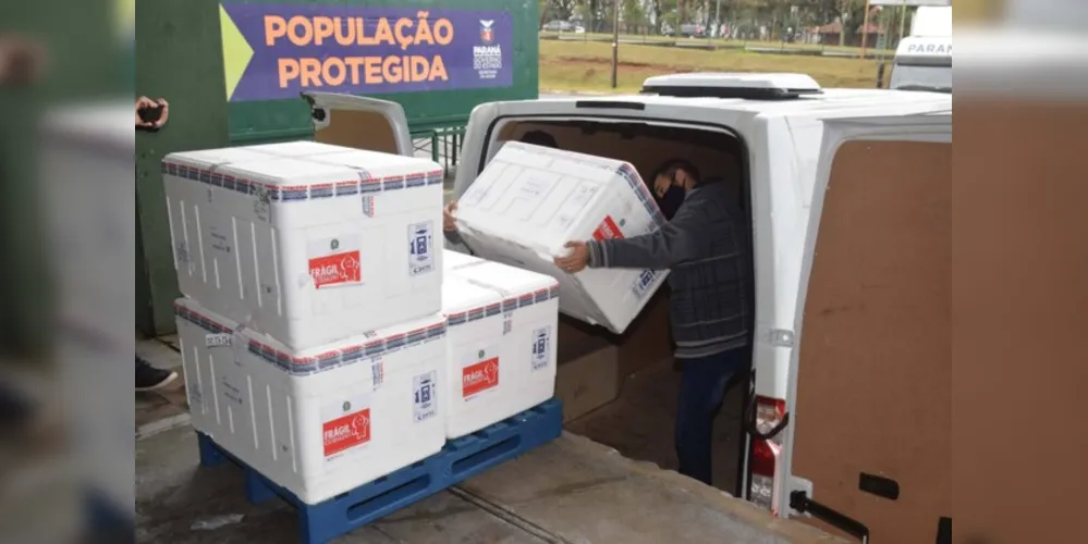 Estado receberá 311,7 mil imunizantes nesta segunda-feira (16)