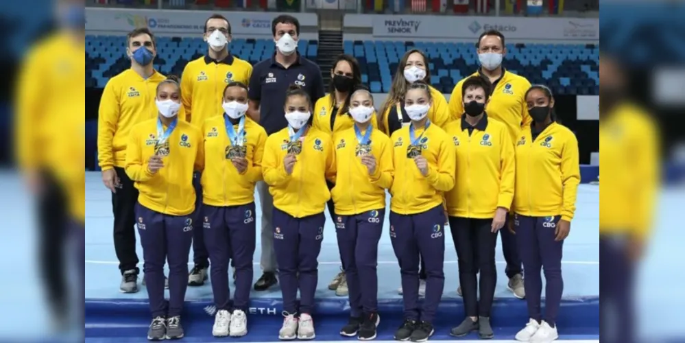 Seleção Brasileira foi destaque no campeonato pan-americano de ginástica