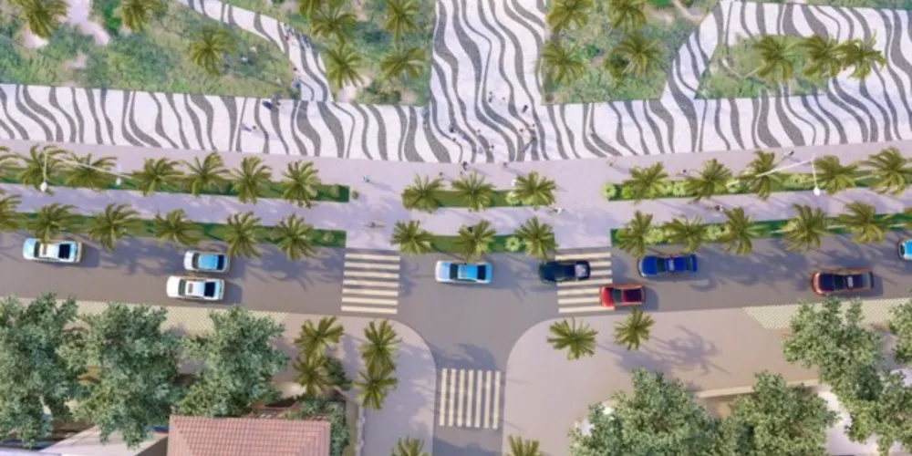 Imagem ilustrativa da imagem Vídeo mostra como vai ficar a nova orla de Matinhos