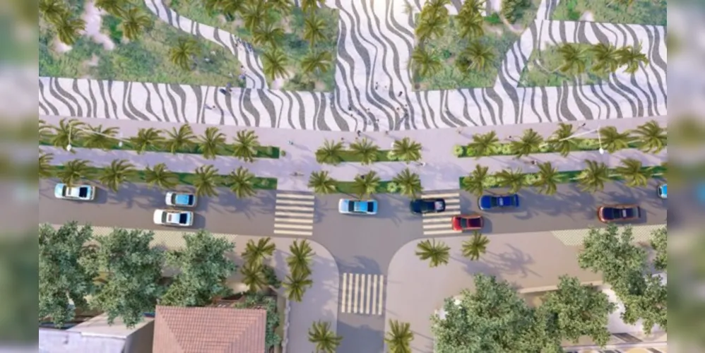 Imagem ilustrativa da imagem Vídeo mostra como vai ficar a nova orla de Matinhos