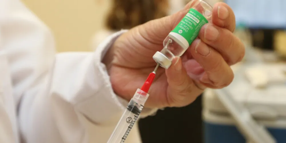 Elas se somam ao lote de 145 mil vacinas da Pfizer que chegaram na segunda-feir