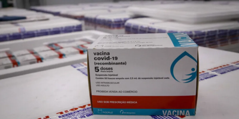 Vacinas são da AstraZeneca para segunda dose e Pfizer para aplicação de primeira e segunda dose