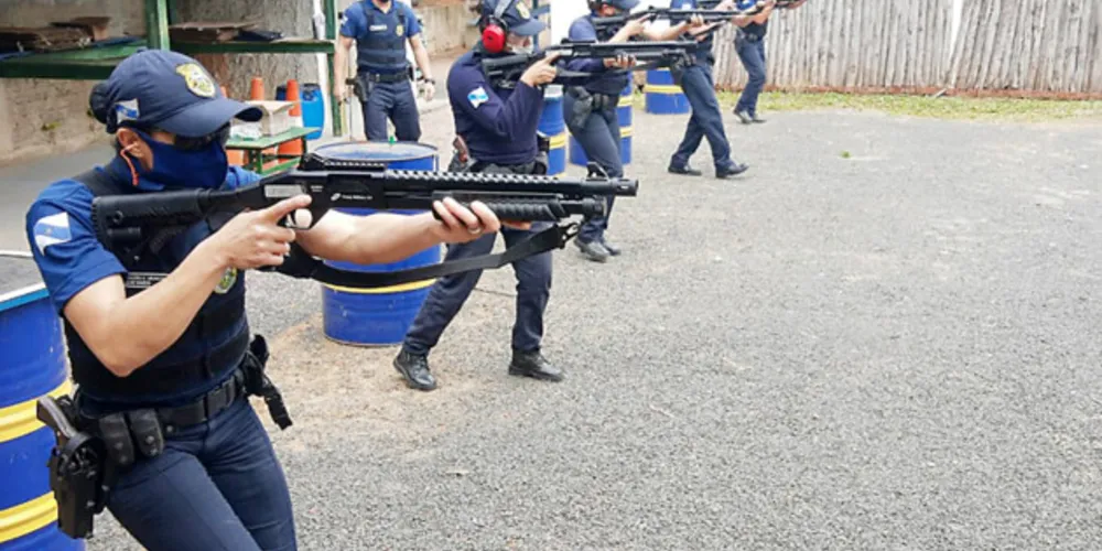 Agentes da GCM participam de curso de tiro