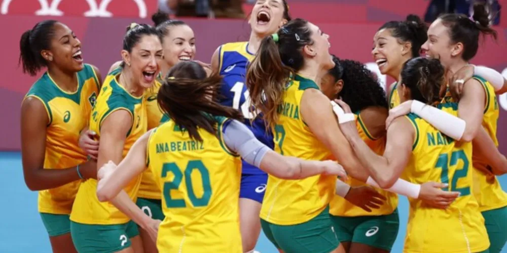 Seleção brasileira de vôlei feminino atropelou as coreanas ao vencer por 3 a 0