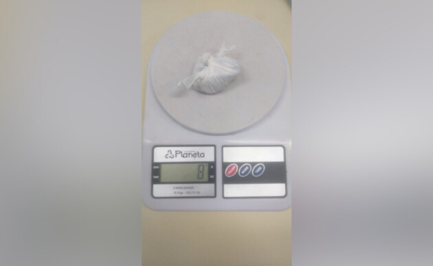 Foram apreendidos mais de 40 gramas de drogas  