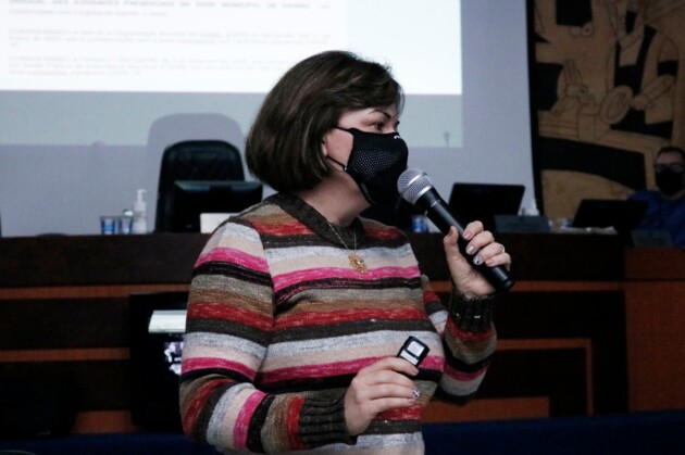Secretária de Educação de Ponta Grossa, Simone do Rocio.